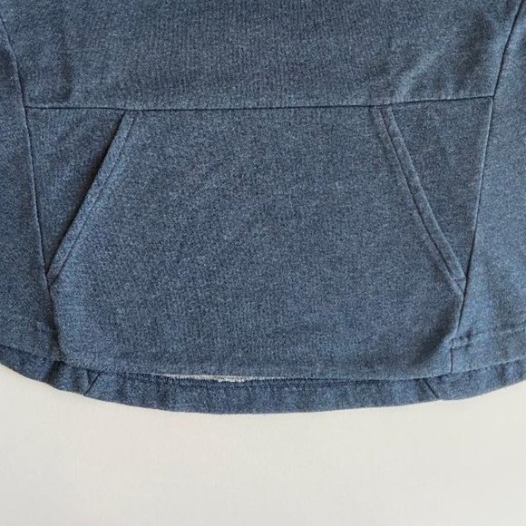 🆕 Nike Girls' Heather Blue & Yellow Sportswear Crewneck Pullover - Picture 5 of 8